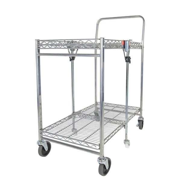 Bostitch Small Stowaway Folding Utility Cart, Chrome BSAC-SMCR - main